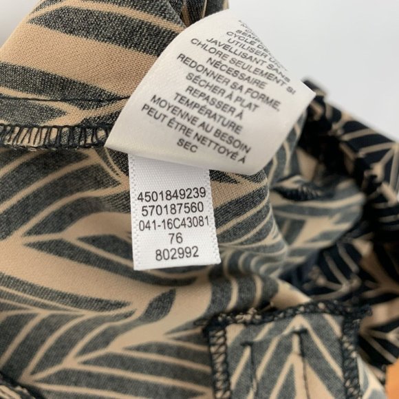 Chico's Wide Leg Pants Sz 0.5 USA Regular 6 Elevated Miter Print NO WRINKLE NWT - Picture 12 of 12